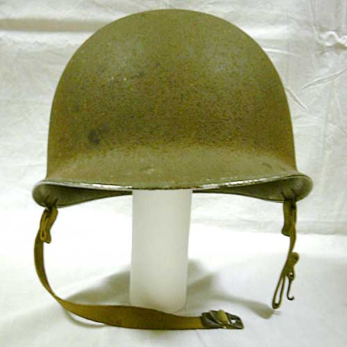 外帽内帽の揃った完全品ですWW2アメリカ軍M1ヘルメット Fixed Bale Front Seam　実物